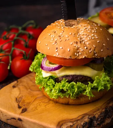 Острый бургер